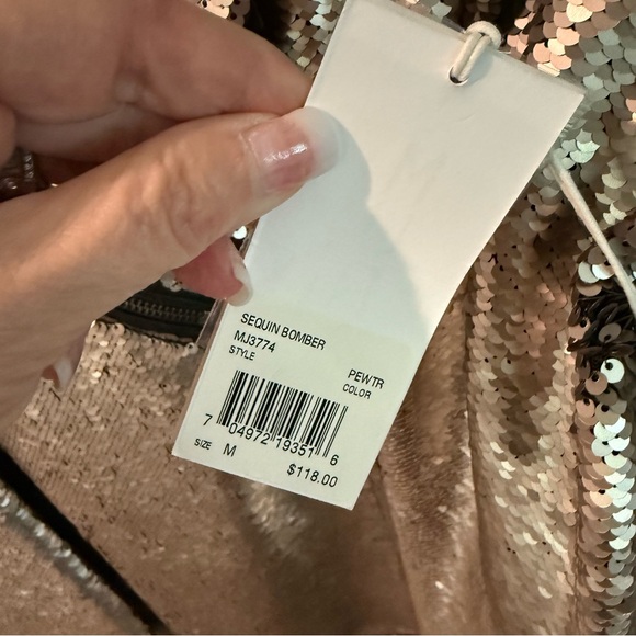 Mural Pewter Blazer with Metallic Finish - Picture 4 of 7